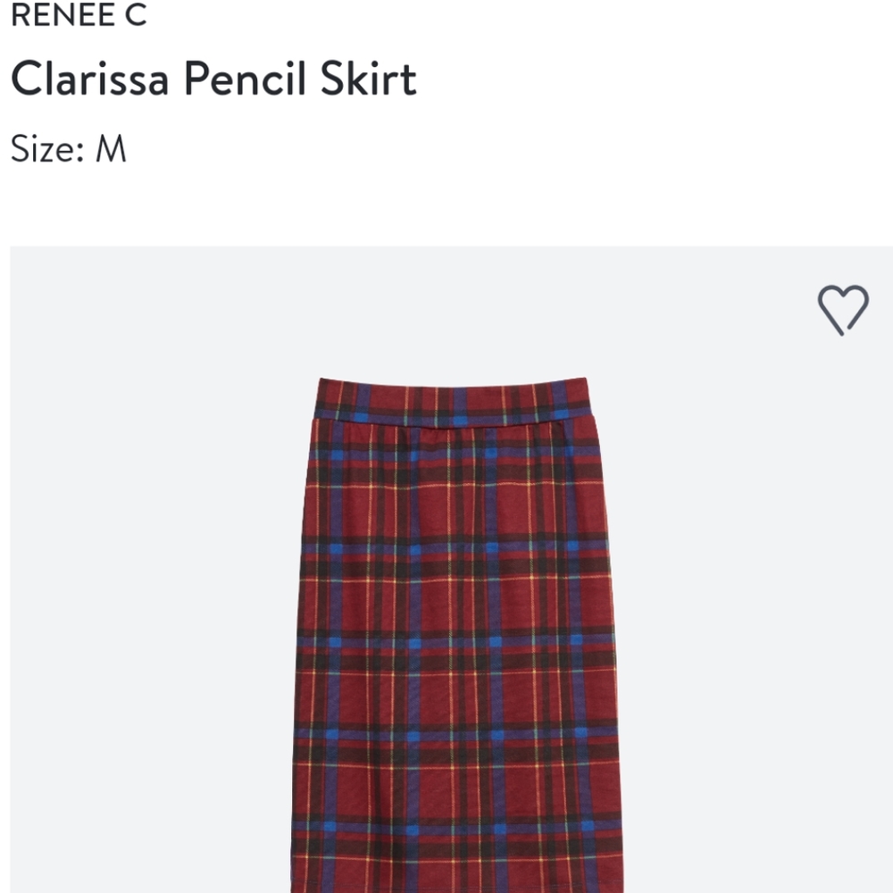 Stitch Fix Plaid Pencil Skirt